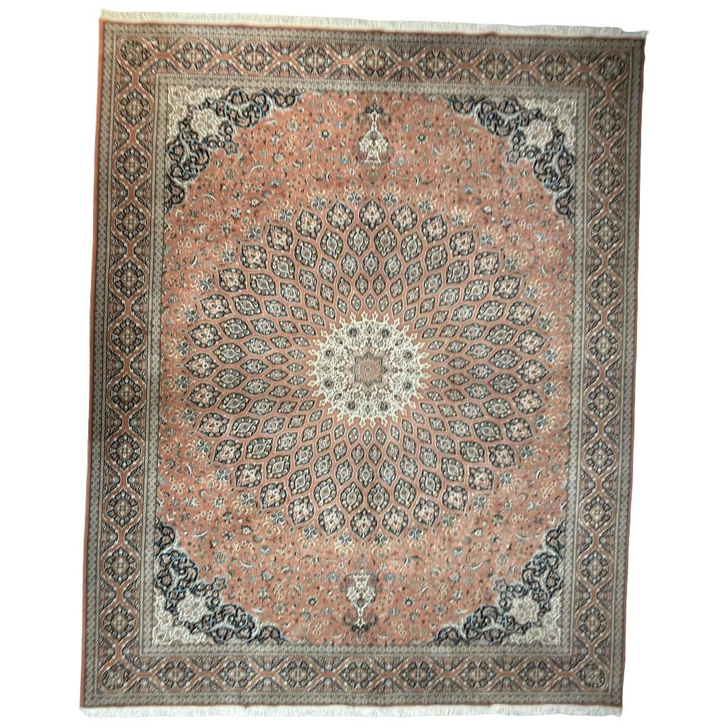 400 x 300 cm Persian Machine-Made Brown Floral Rug