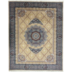 400 x 300 cm Persian Machine Medallion Beige Rug