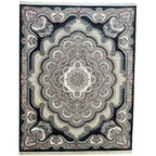400 x 300 cm Persian Machine-Made, Navy/Grey Rug