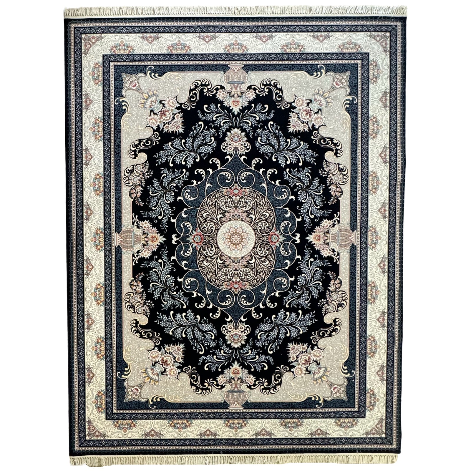 400 x 300 cm Persian Machine-Made. Navy Rug
