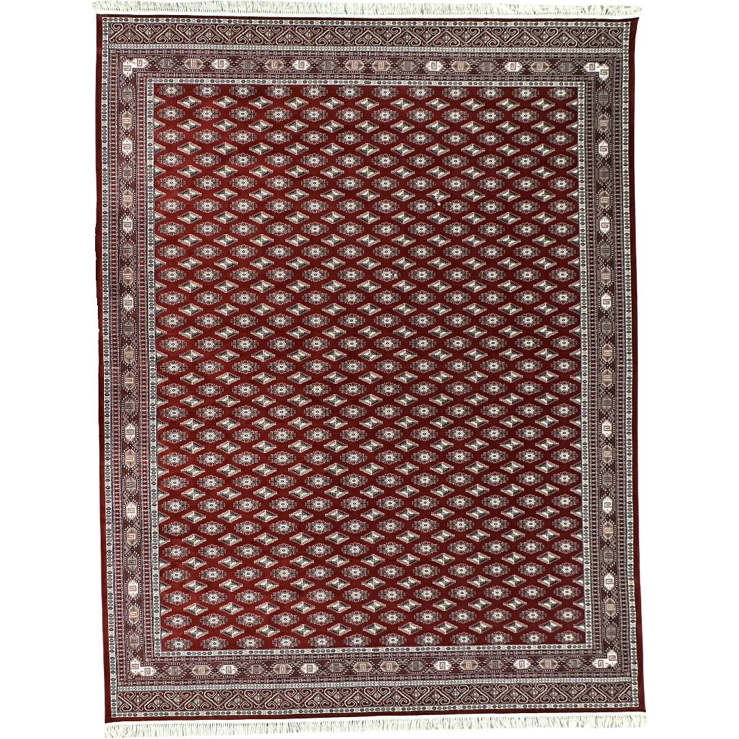 400 x 300 cm Red Bokhara Design Persian Rug