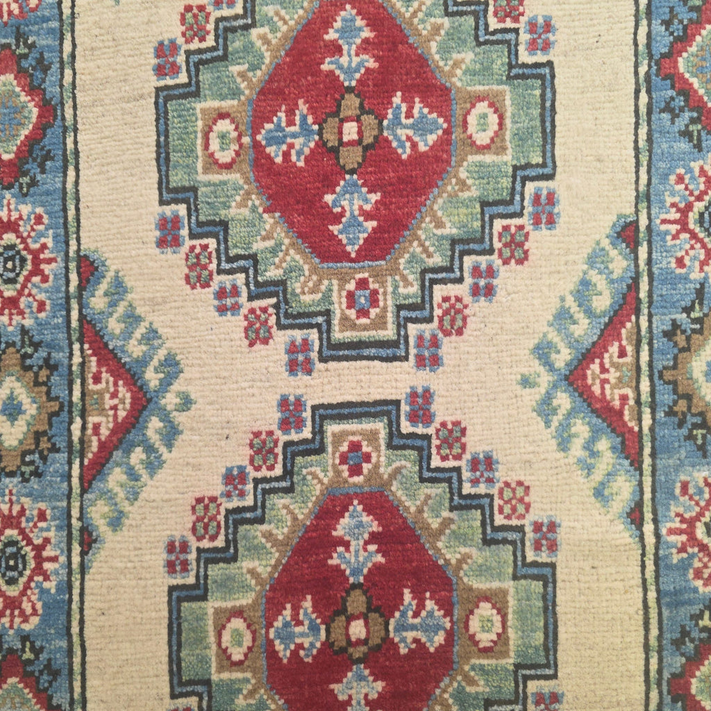 100 x 53 cm Afghan Chobi Hand-Knotted Wool Rug