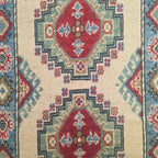 100 x 53 cm Afghan Chobi Hand-Knotted Wool Rug