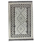 Afghan Kilim Rug 155 × 96 cm – Hand-Woven Wool Flatweave