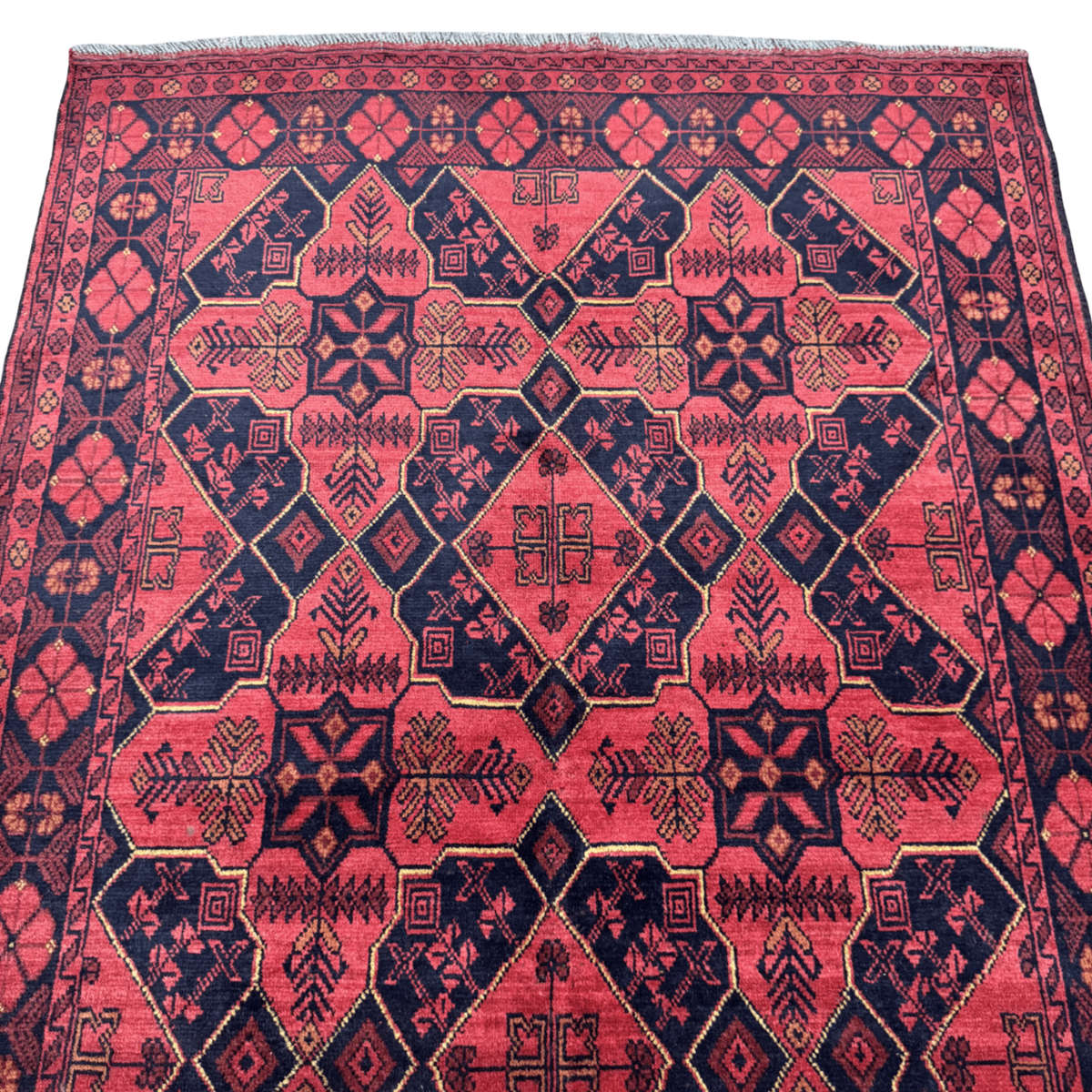 190 x 123 cm Hand-Knotted Turkmen – Wool Rug