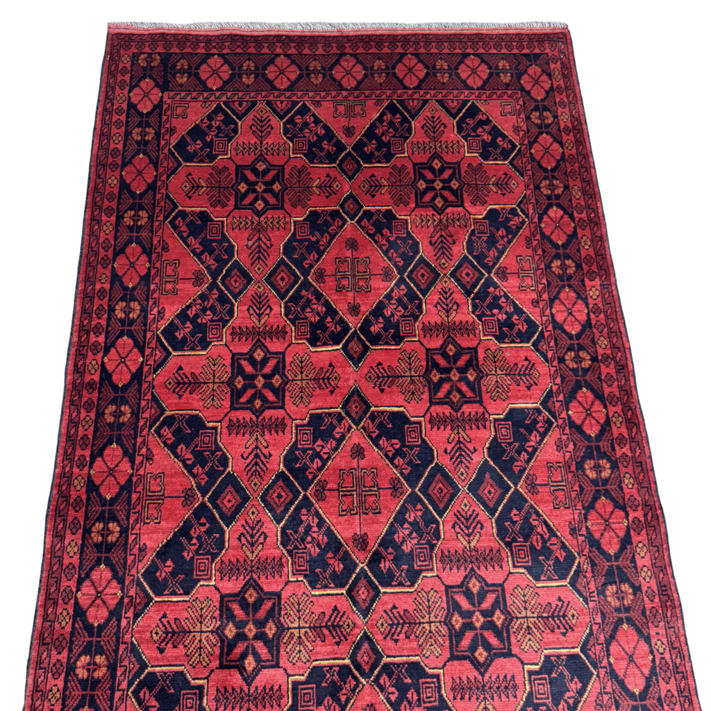 190 x 123 cm Hand-Knotted Turkmen – Wool Rug