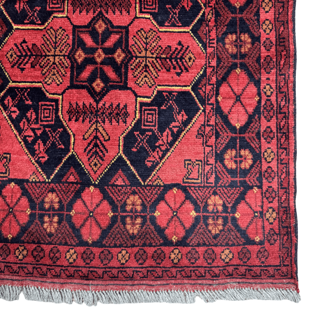 190 x 123 cm Hand-Knotted Turkmen – Wool Rug