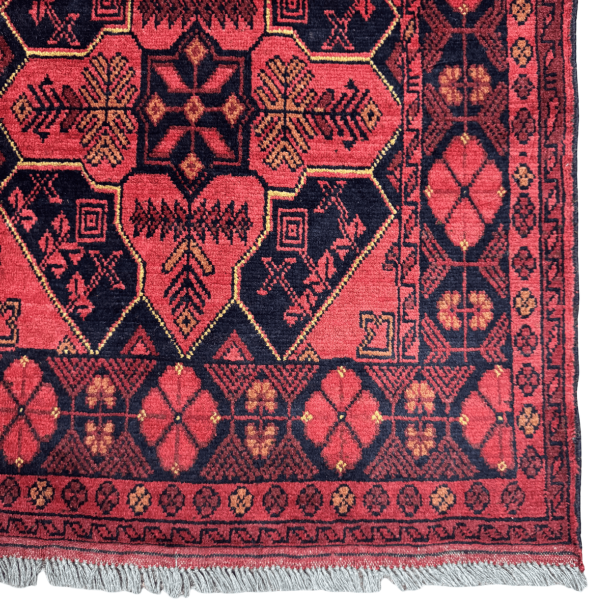 190 x 123 cm Hand-Knotted Turkmen – Wool Rug