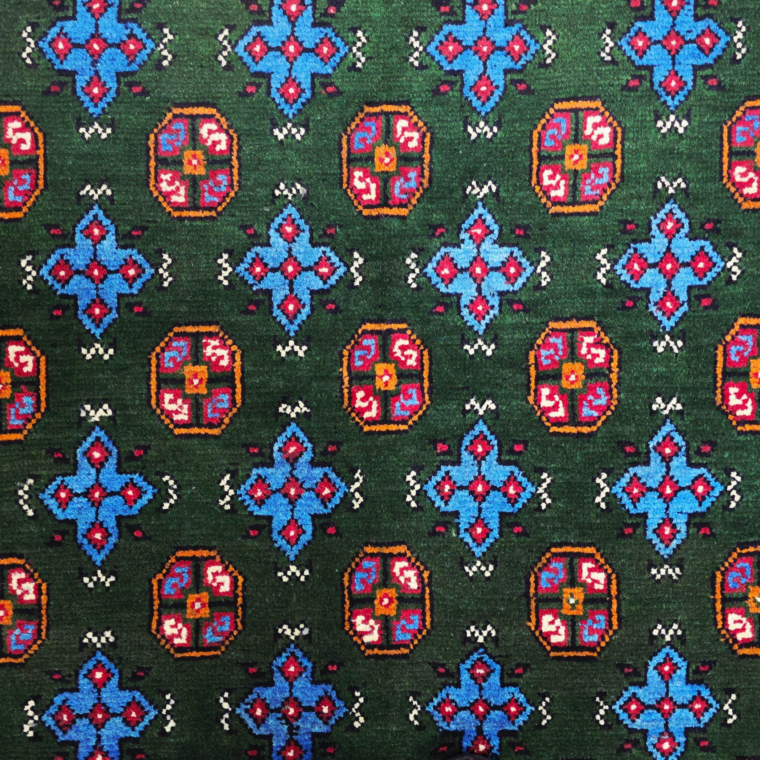 236 x 170 cm Hand-Woven Afghan Akche Rug