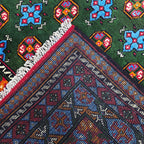 236 x 170 cm Hand-Woven Afghan Akche Rug