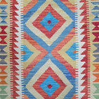 125 x 84 cm Hand Woven Afghan Kilim Rug