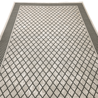 300 x 200 cm Modern Geometric Machine-Made Rug – Contemporary Polyester Area Rug