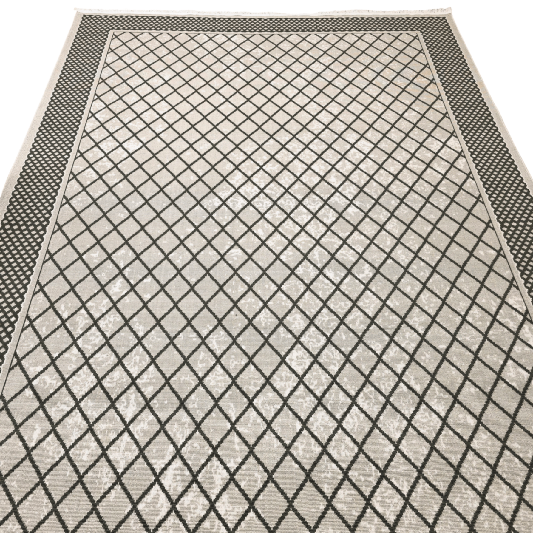 300 x 200 cm Modern Geometric Machine-Made Rug – Contemporary Polyester Area Rug