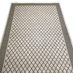 300 x 200 cm Modern Geometric Machine-Made Rug – Contemporary Polyester Area Rug