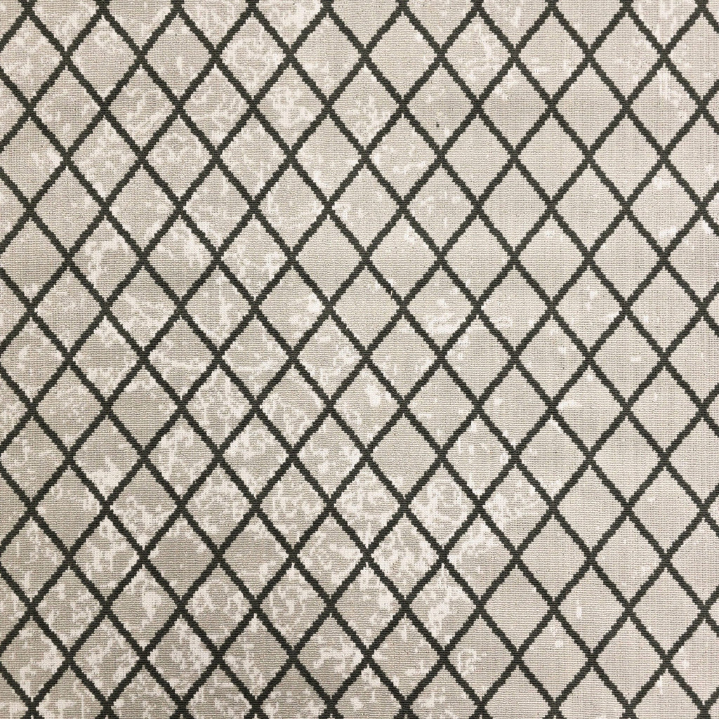300 x 200 cm Modern Geometric Machine-Made Rug – Contemporary Polyester Area Rug