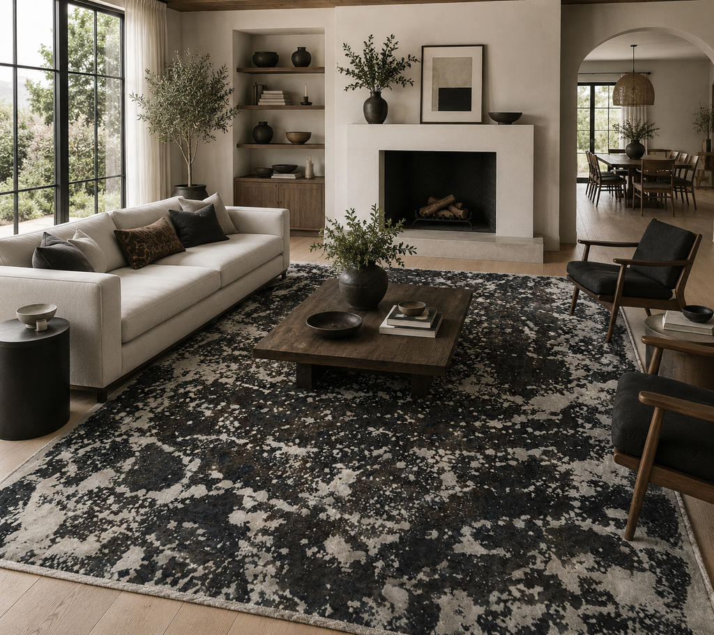 310 x 230 cm Hand-Knotted Ultra Vintage Grey Wool Rug