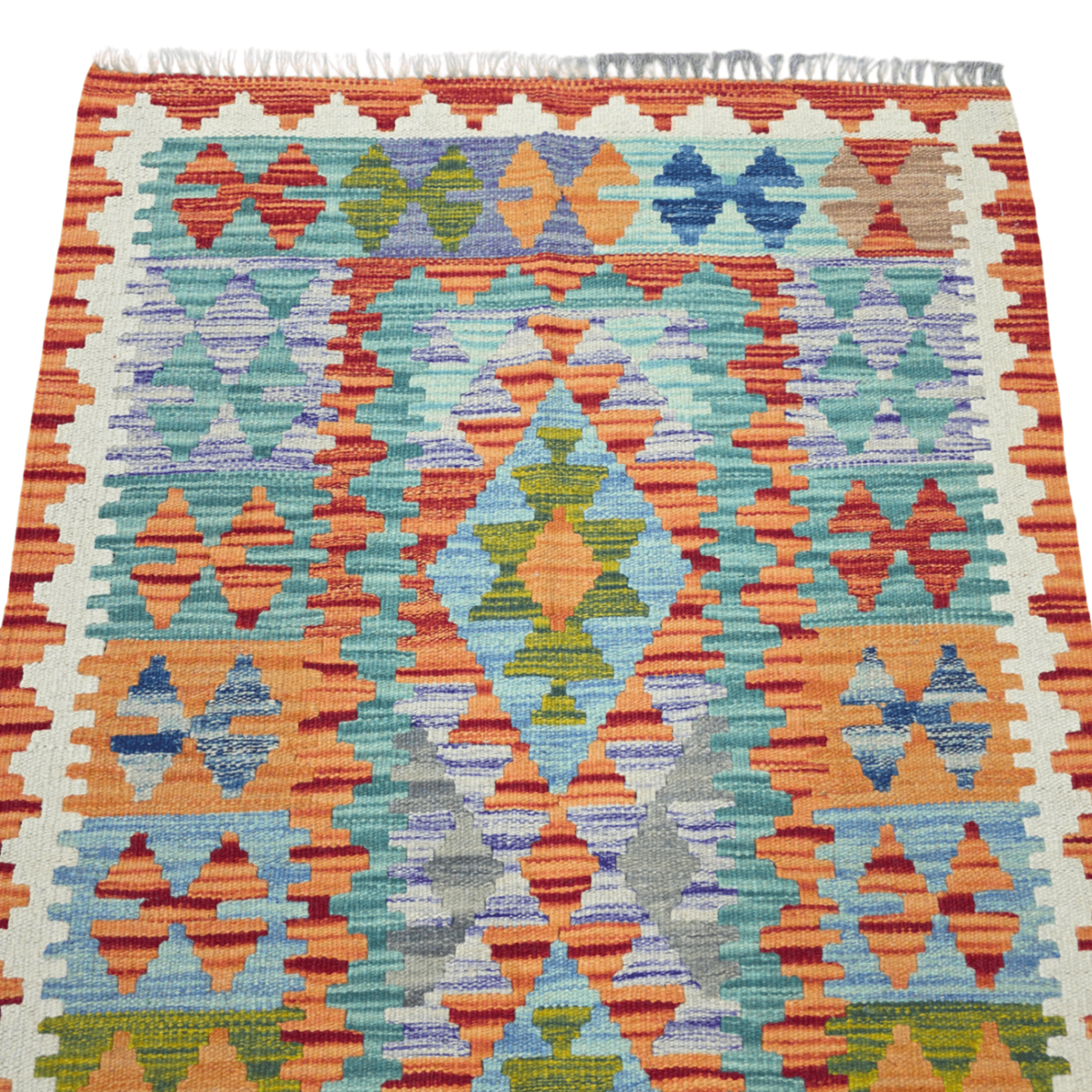 125 x 84 cm Hand Woven Afghan Kilim Rug