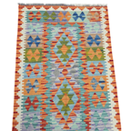 125 x 84 cm Hand Woven Afghan Kilim Rug