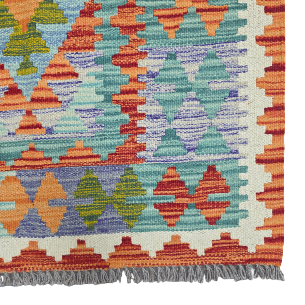 125 x 84 cm Hand Woven Afghan Kilim Rug