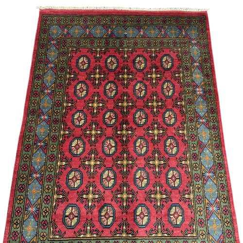 172 x 116 cm Hand-Knotted Afghan Akche -Tribal, Rug