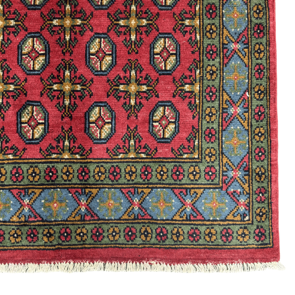 172 x 116 cm Hand-Knotted Afghan Akche -Tribal, Rug