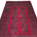 247 x 159 cm Hand-Woven Afghan Akche Rug