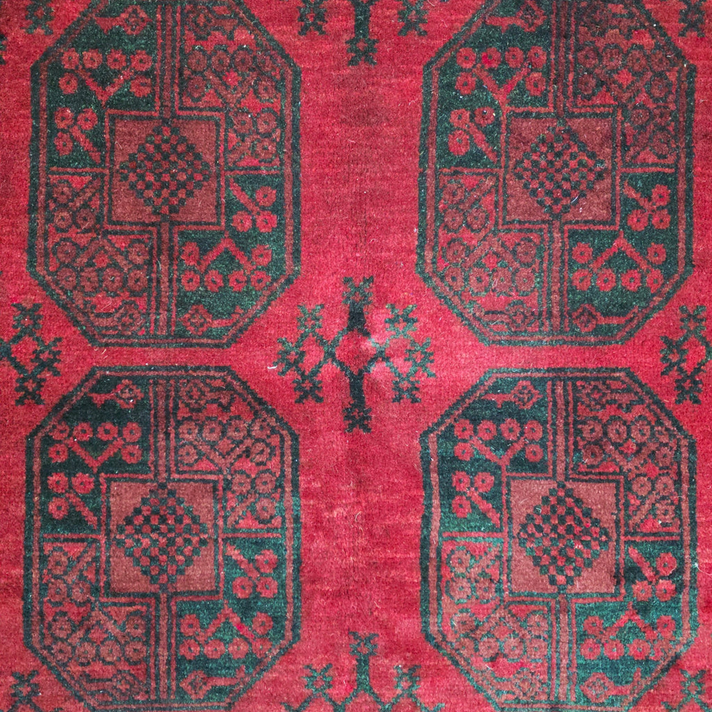 247 x 159 cm Hand-Woven Afghan Akche Rug