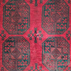 247 x 159 cm Hand-Woven Afghan Akche Rug