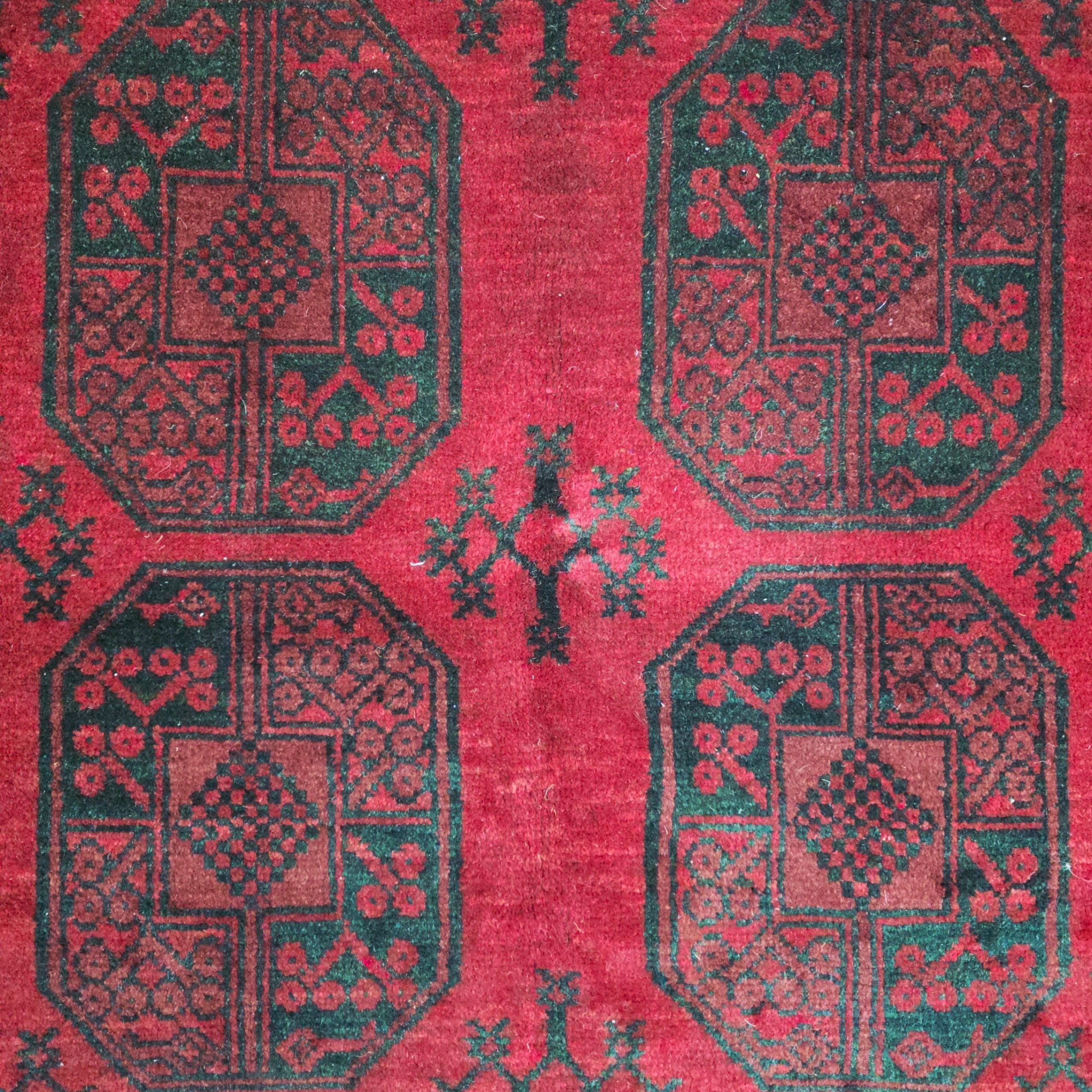 247 x 159 cm Hand-Woven Afghan Akche Rug