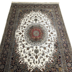 300 x 200 cm Persian Moss Kashan Rug, Floral Medallion