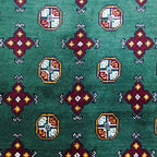247 x 161 cm Hand-Woven Afghan Akche Rug