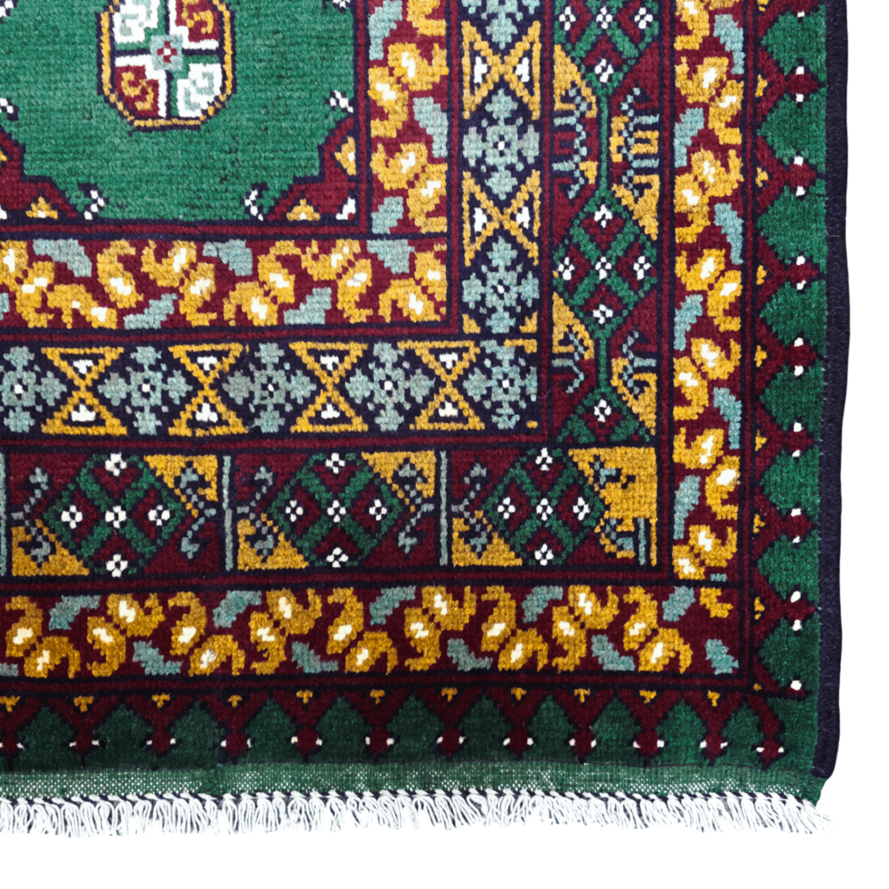 247 x 161 cm Hand-Woven Afghan Akche Rug