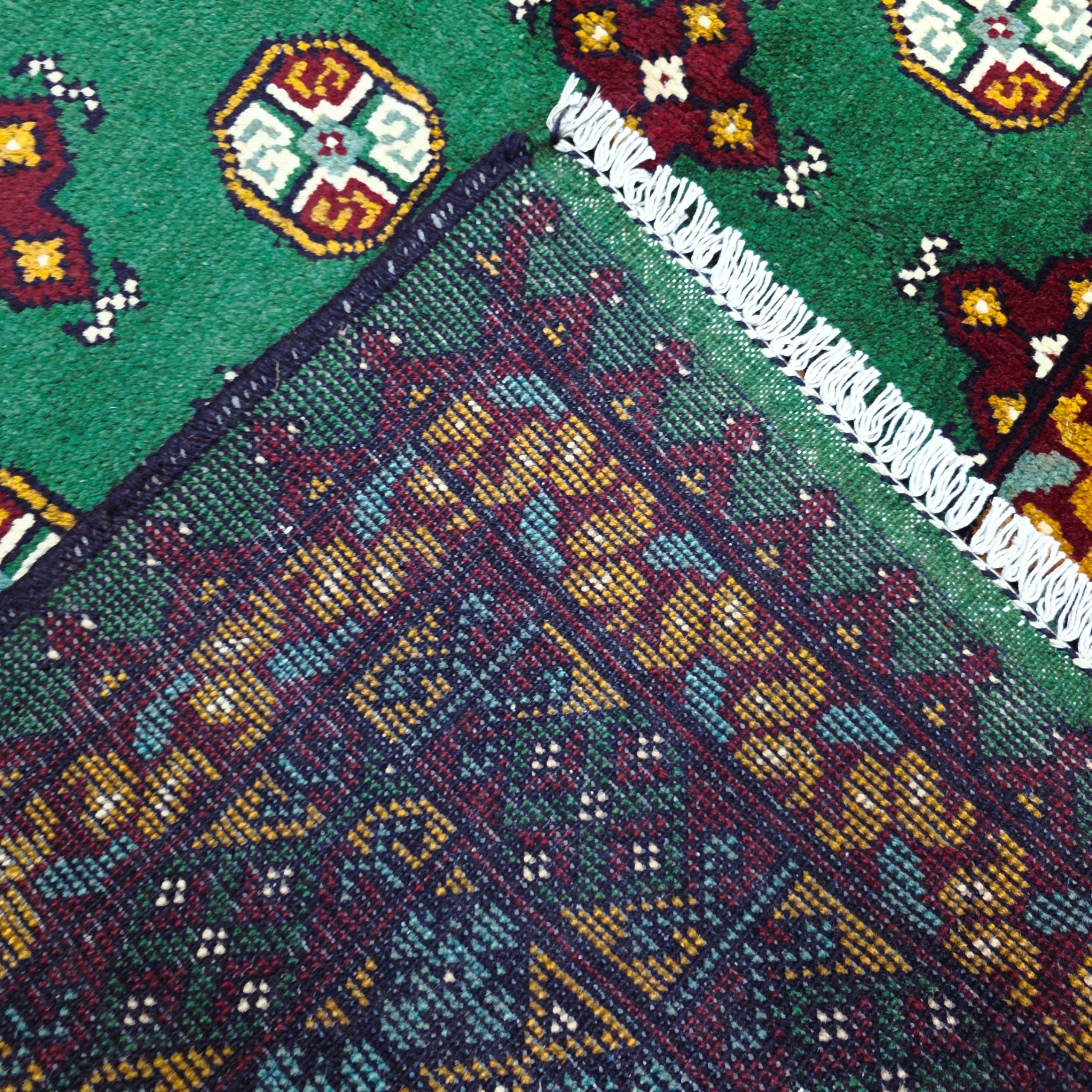 247 x 161 cm Hand-Woven Afghan Akche Rug