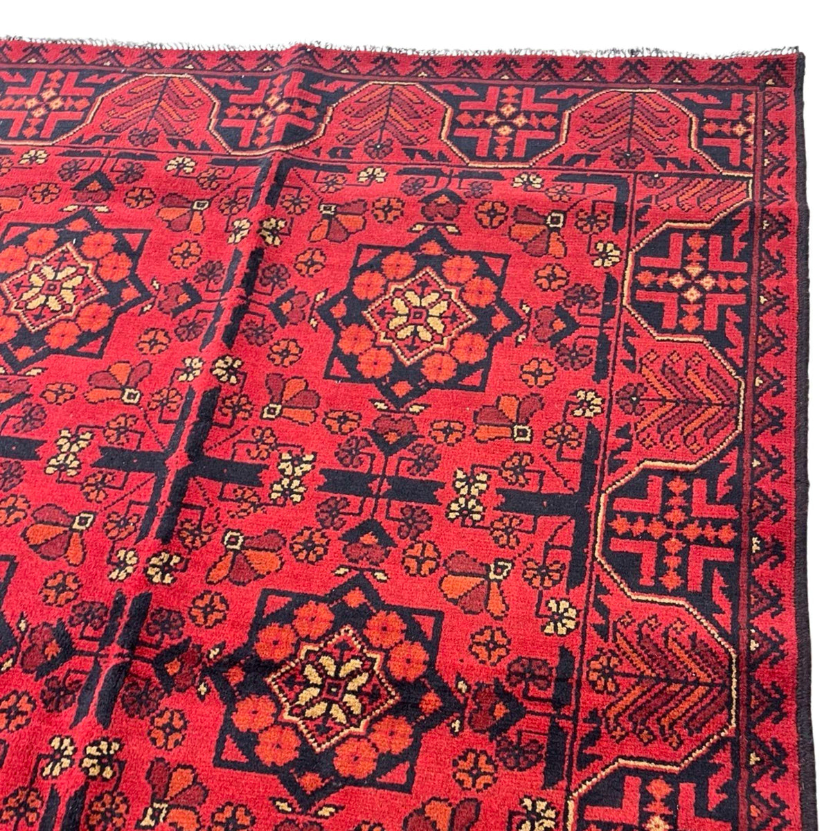 187 x 129 cm Hand Made Authentic Afghan Turkmen Rug