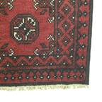 120 x 75 cm Hand-Woven Red Afghan Akche