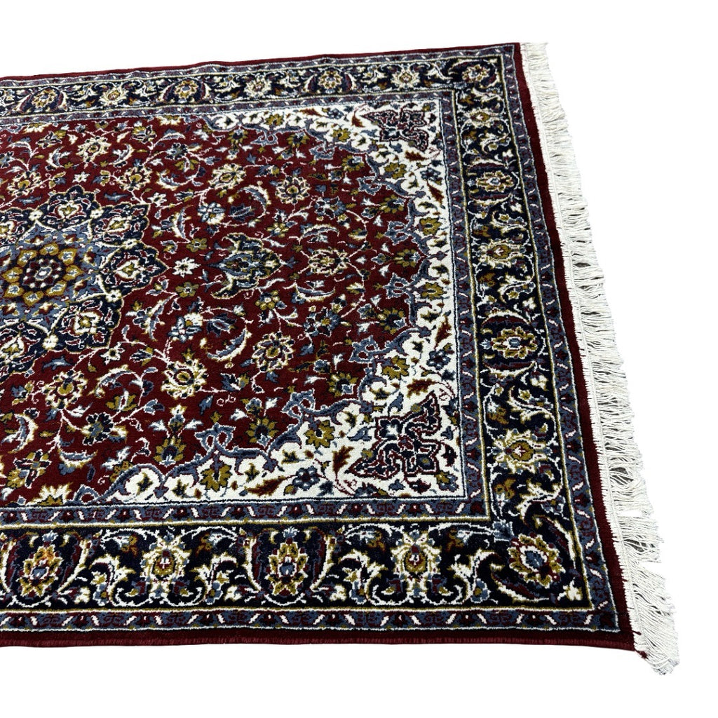 210 x 140 cm Burgundy Persian Floral Medallion Rug