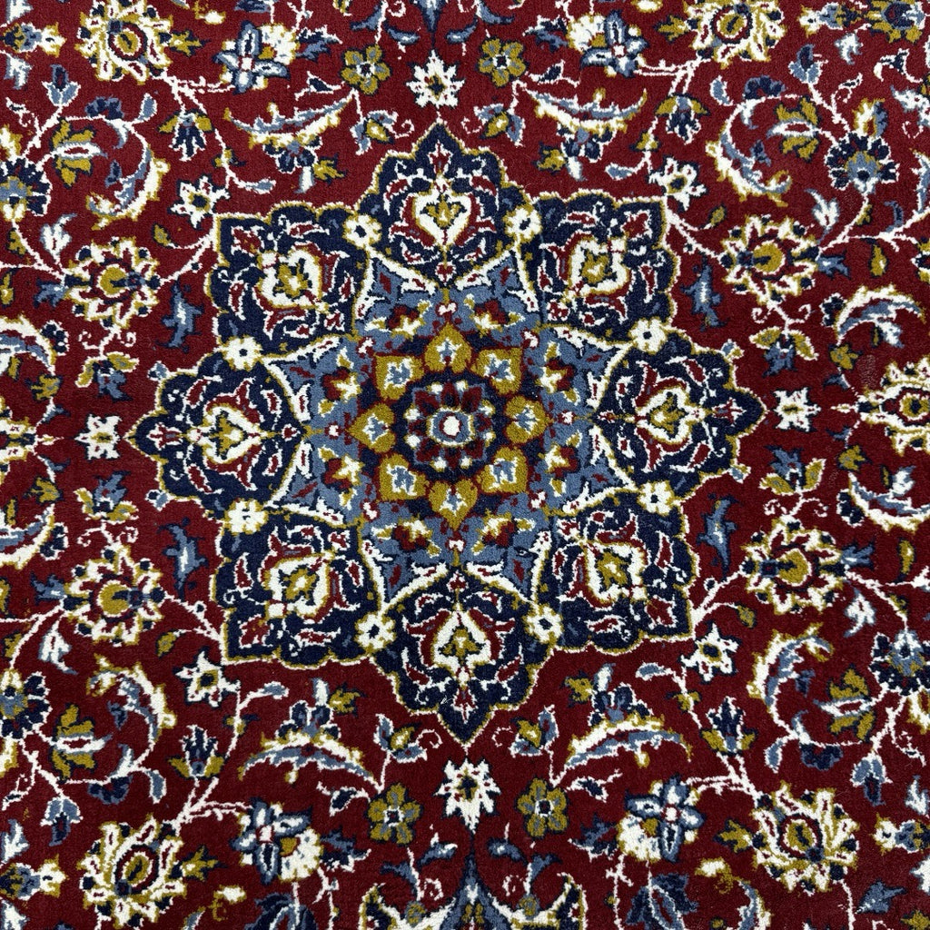 210 x 140 cm Burgundy Persian Floral Medallion Rug