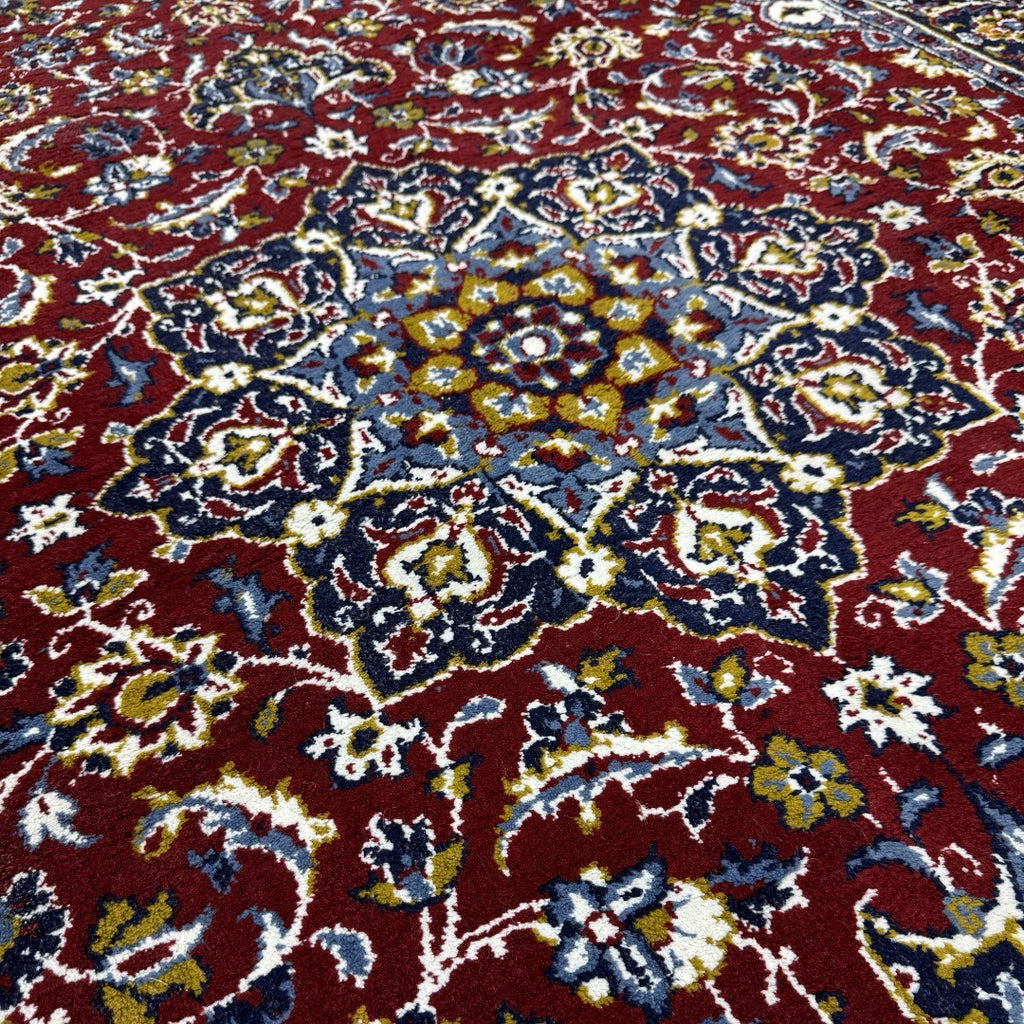 210 x 140 cm Burgundy Persian Floral Medallion Rug