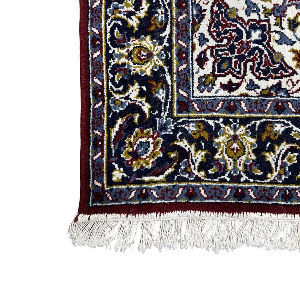210 x 140 cm Burgundy Persian Floral Medallion Rug