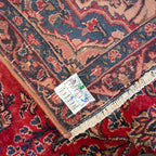267 x 157 cm Persian Hand-Knotted Wool Rug – Red Floral Medallion