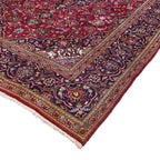 315 x 200 cm Hand Knotted Red Persian Kashan – Wool Rug