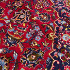 315 x 200 cm Hand Knotted Red Persian Kashan – Wool Rug