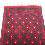 100 x 50 cm Hand-Knotted Red Afghan Akche