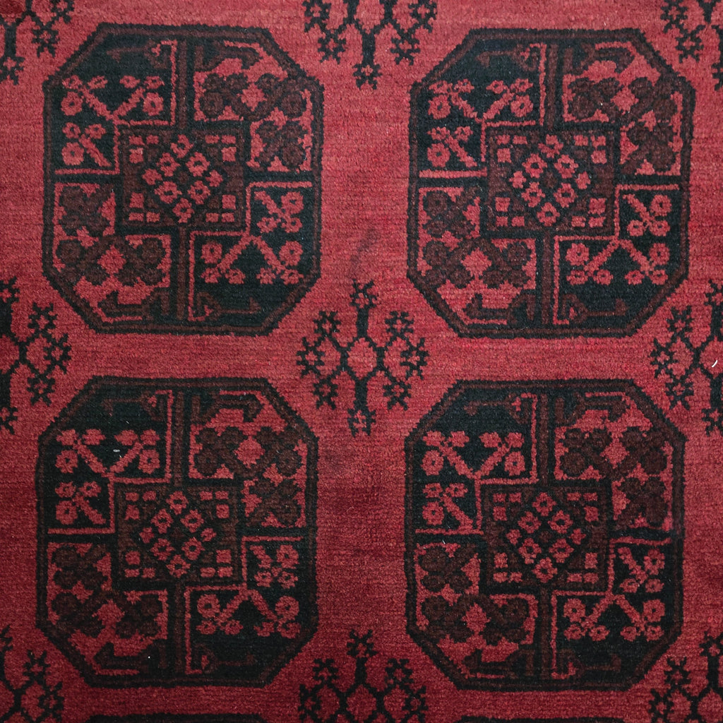 248 x 155 cm Hand-Woven Afghan Akche Rug