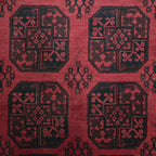 248 x 155 cm Hand-Woven Afghan Akche Rug