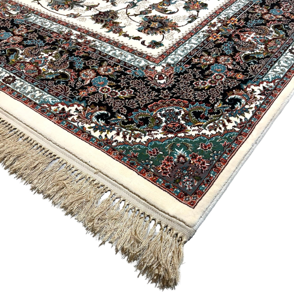 350 x 250 cm Cream Persian All Over Tabriz Floral Rug