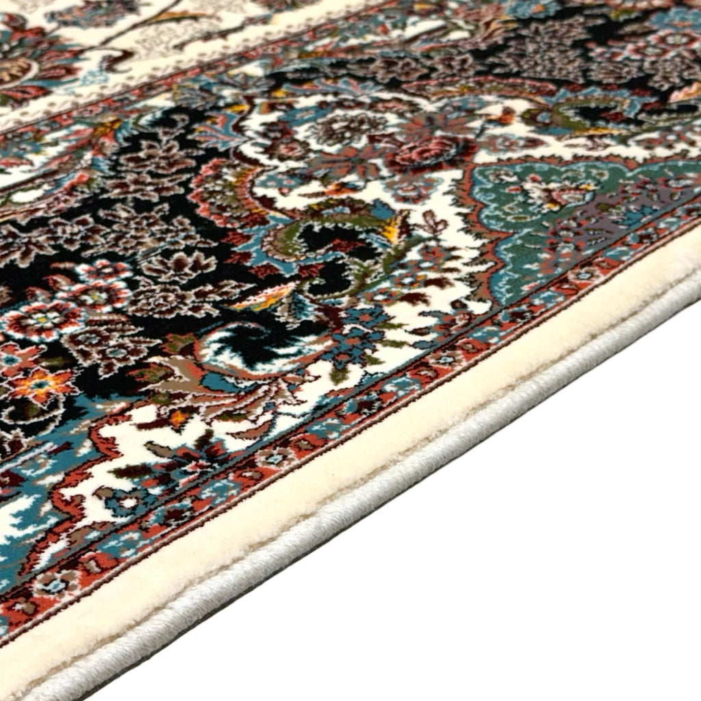 350 x 250 cm Cream Persian All Over Tabriz Floral Rug