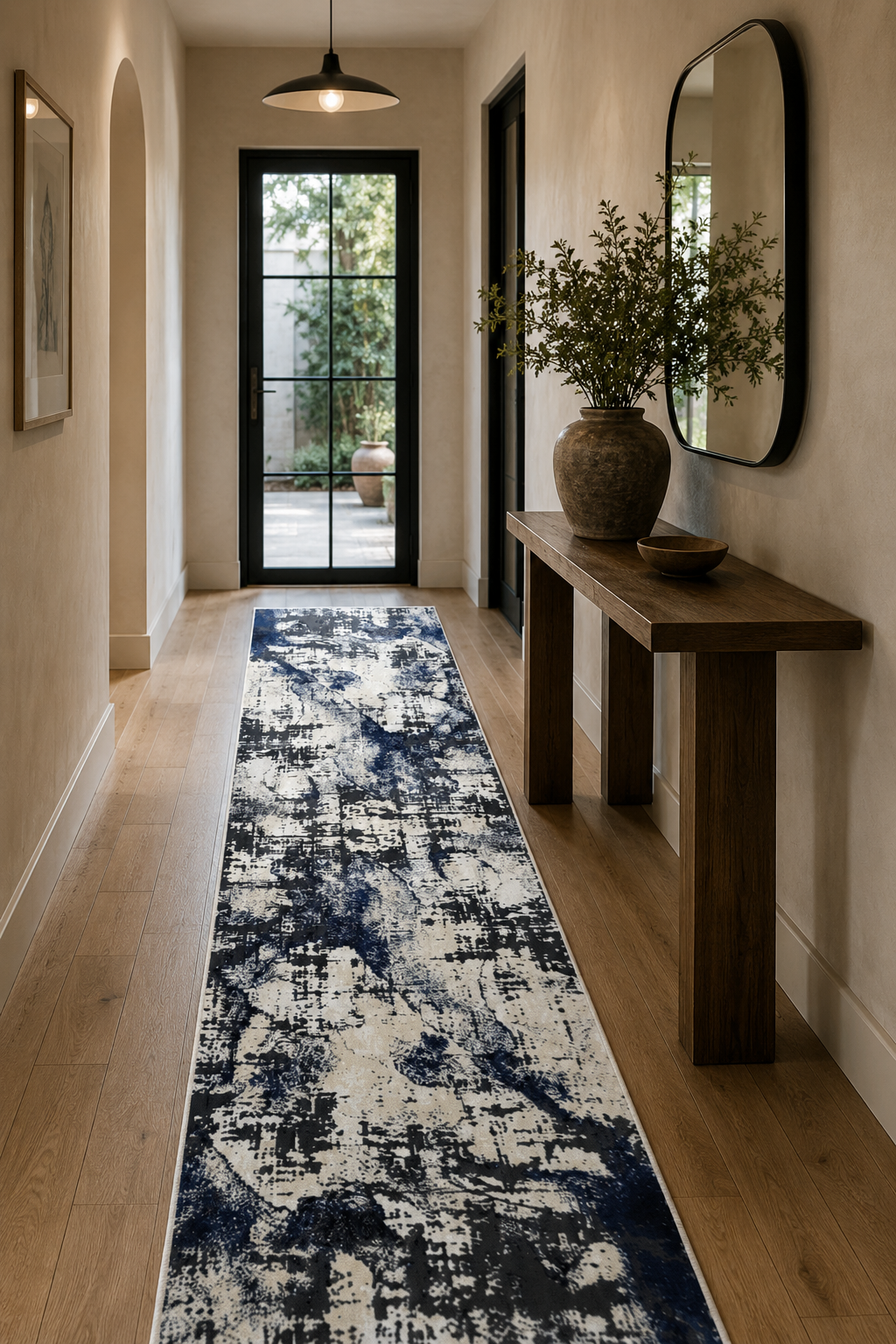 300 x 80 cm Modern Design Machine Made Runner Rug