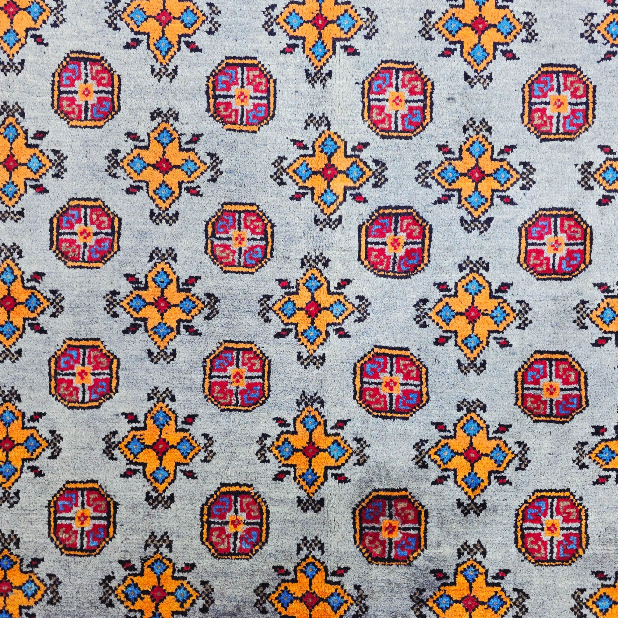 237 x 170 cm Hand-Woven Afghan Akche Rug