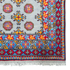 237 x 170 cm Hand-Woven Afghan Akche Rug